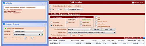 feuille soins electronique FSE