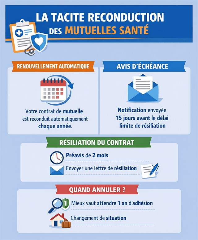 tacite reconduction mutuelle santé