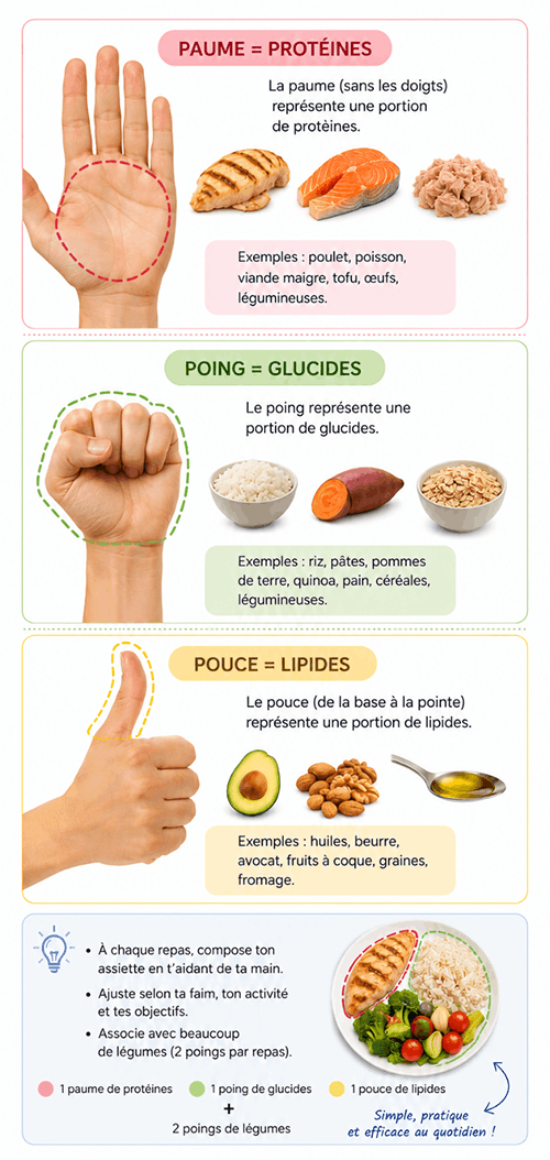 mesure portion régime the Zone